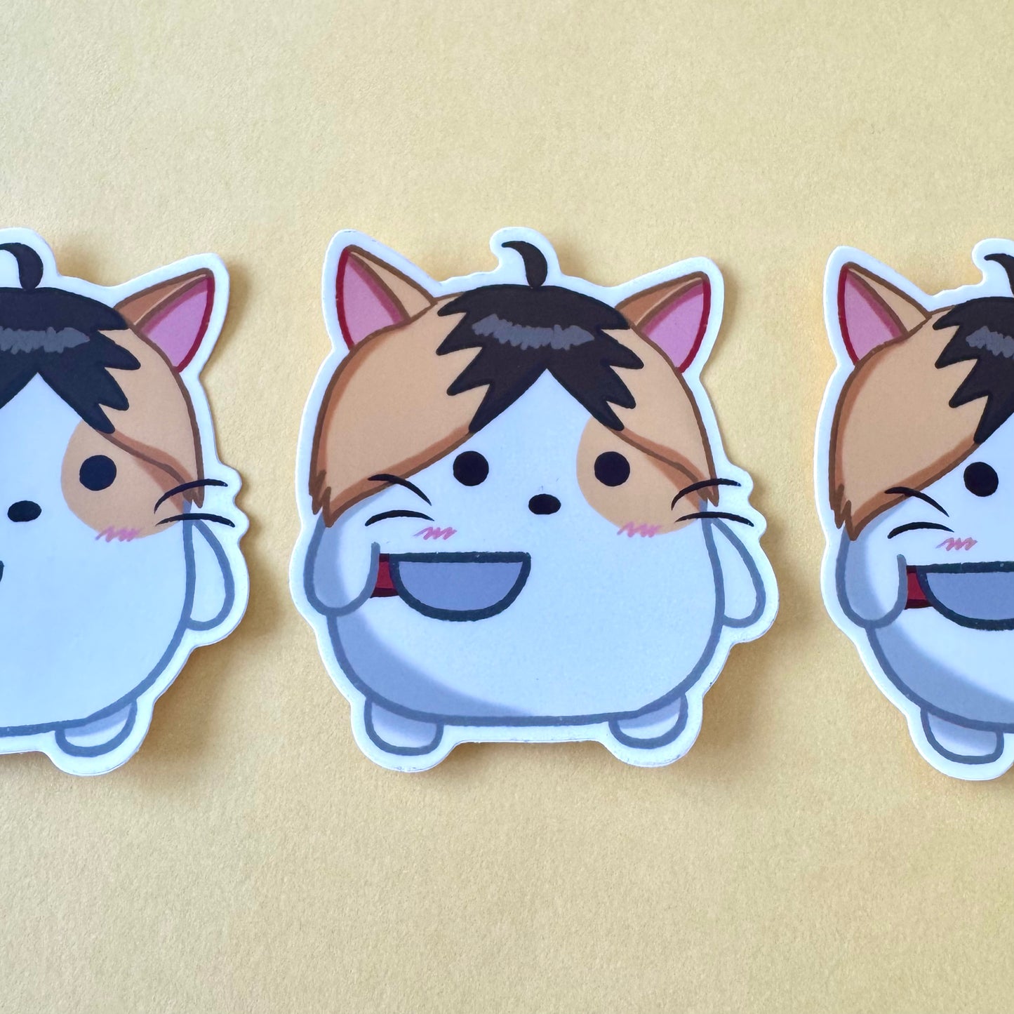 Kenma Cat Knife Sticker