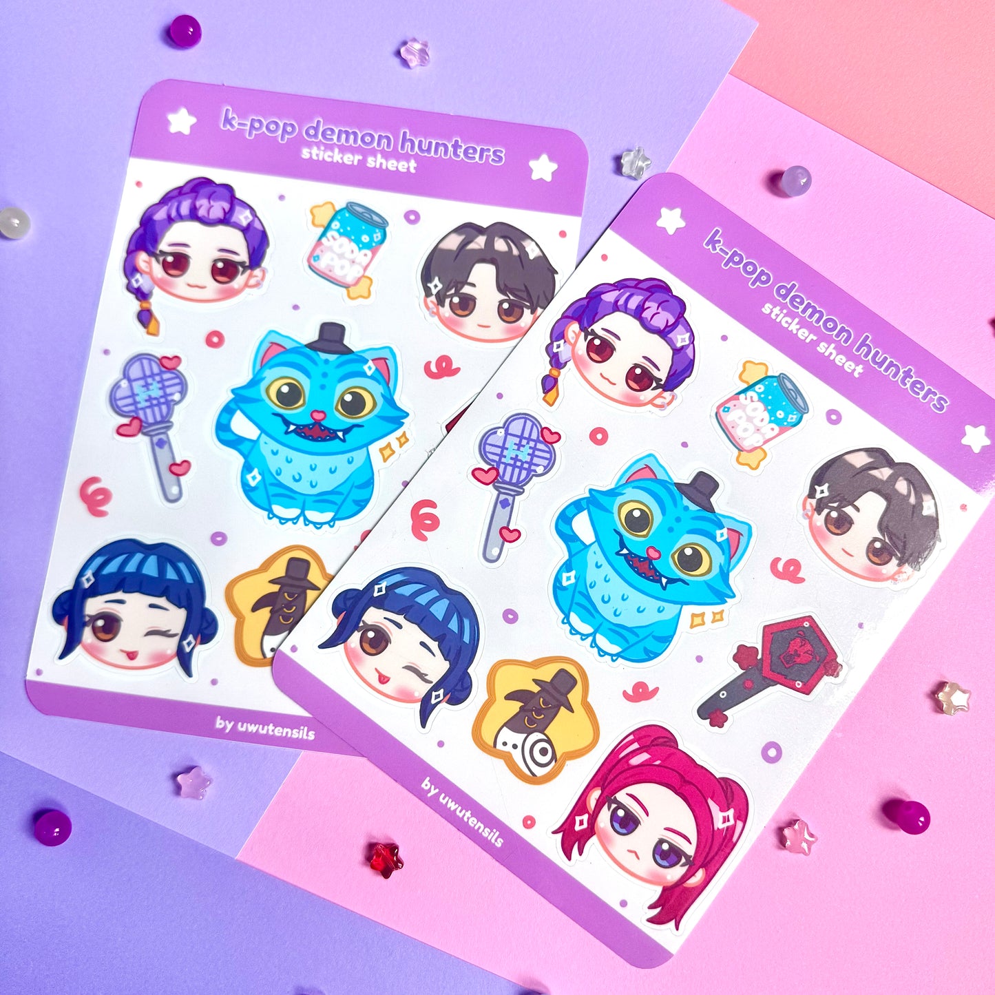 K-Pop Demon Hunter Sticker Sheet