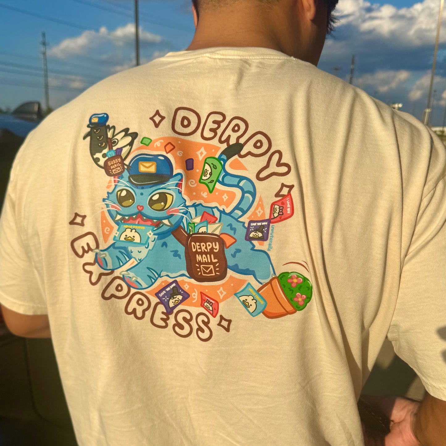 Derpy Express Ivory Unisex T-Shirt