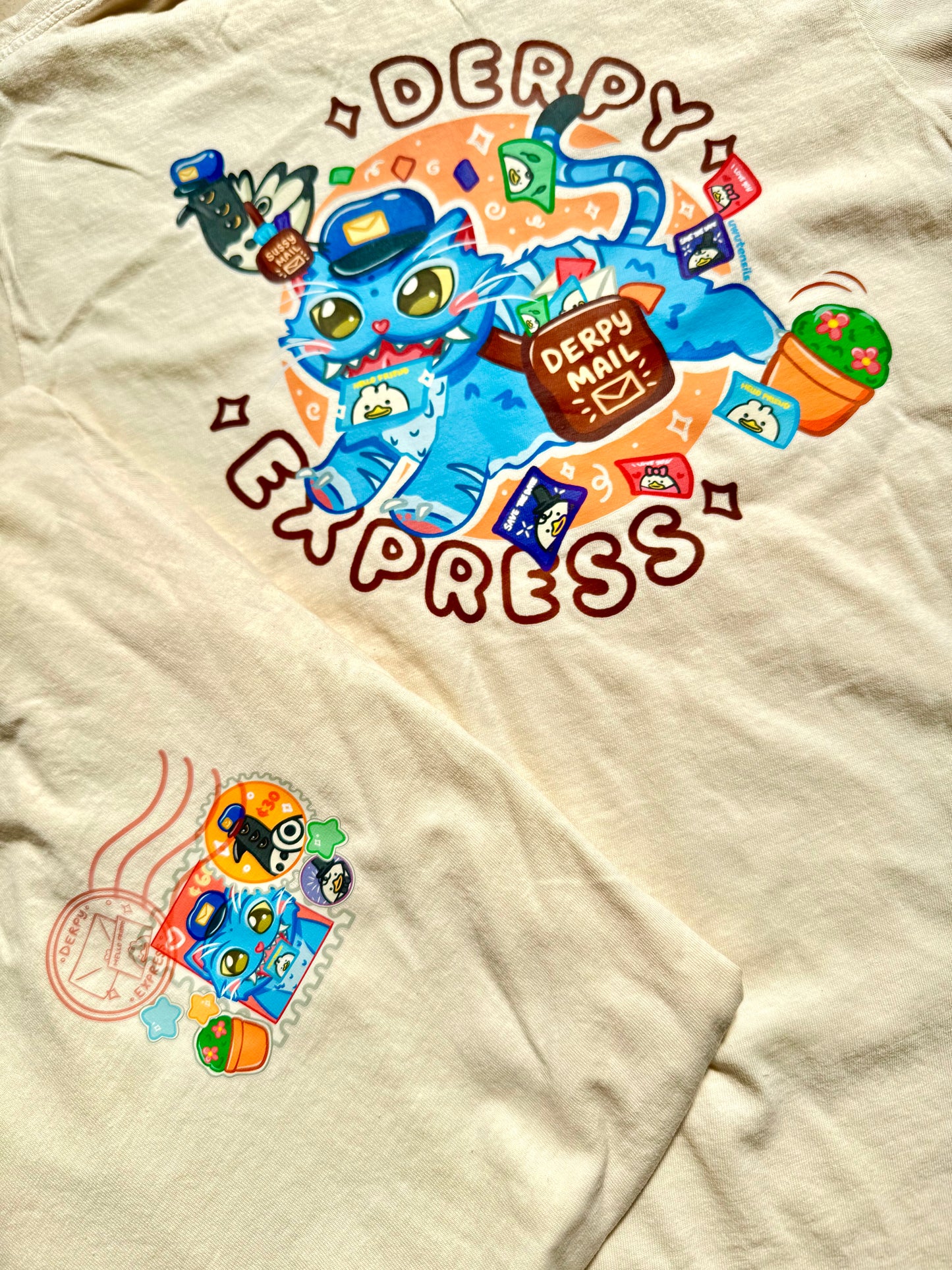 Derpy Express Ivory Unisex T-Shirt