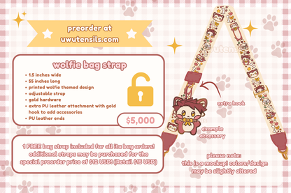 Wolfie Ita Bag & Wallet [PREORDER]