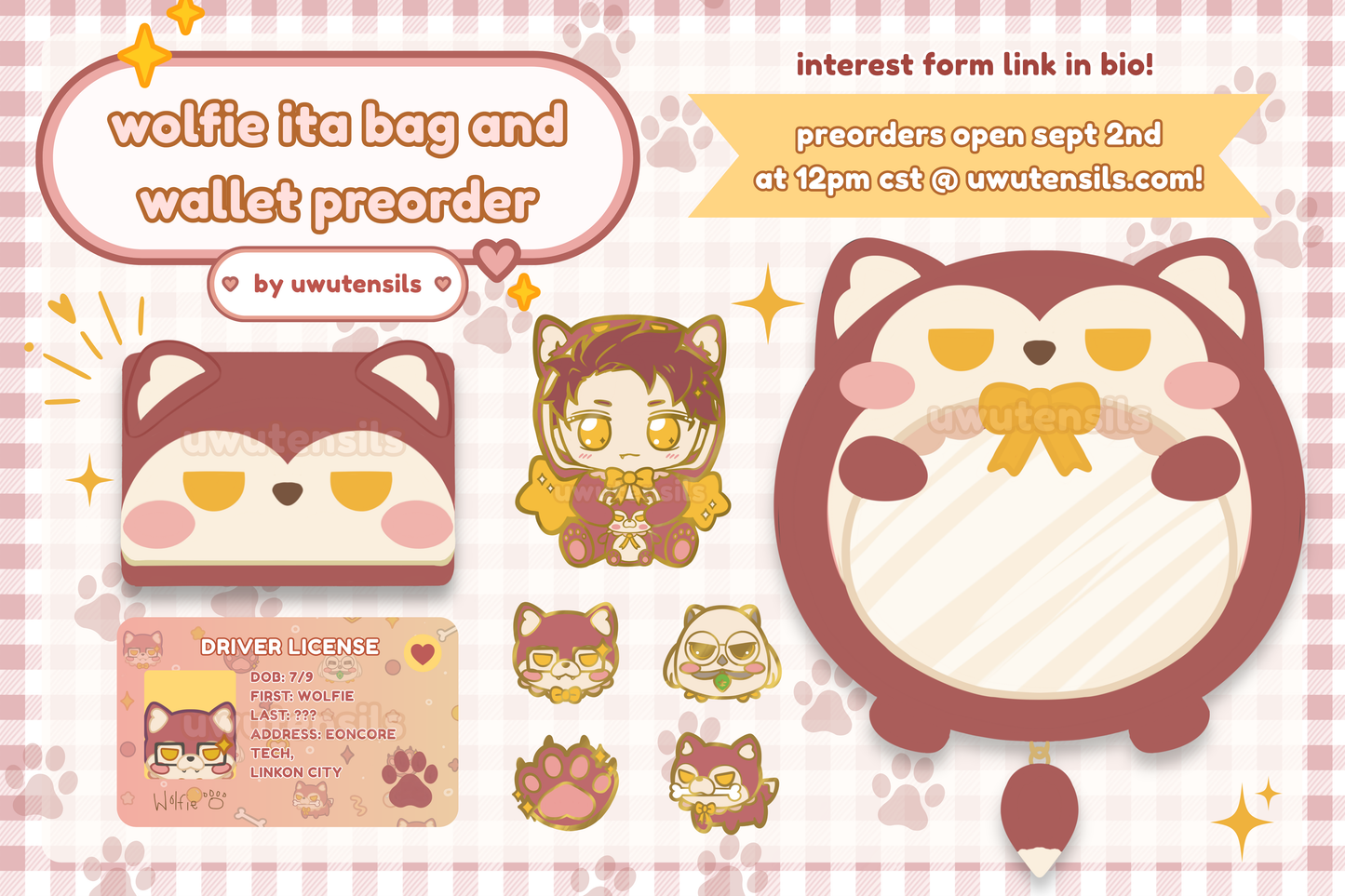 Wolfie Ita Bag & Wallet [PREORDER]