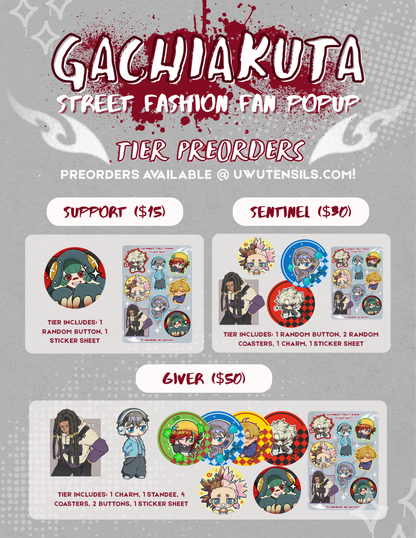 gachiakuta street fashion event donation tiers