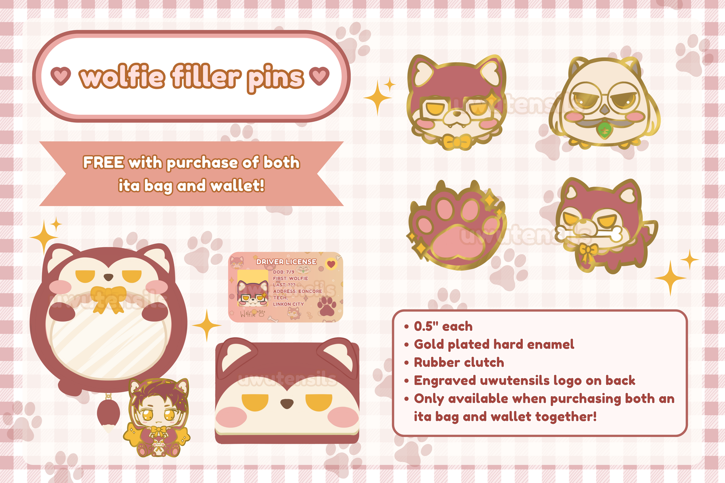 Wolfie Ita Bag & Wallet [PREORDER]