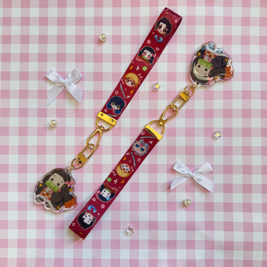 Kamaboko Squad Slayer Wrist Lanyard with Charm