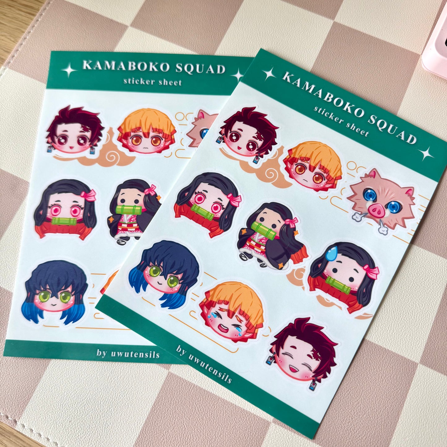 Kamaboko Squad Sticker Sheet
