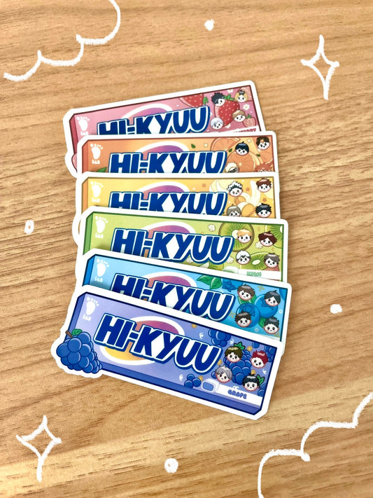 Haikyuu!! Hi-Chew Stickers