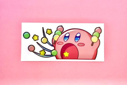 Kirby Inhaling Dango Peeker