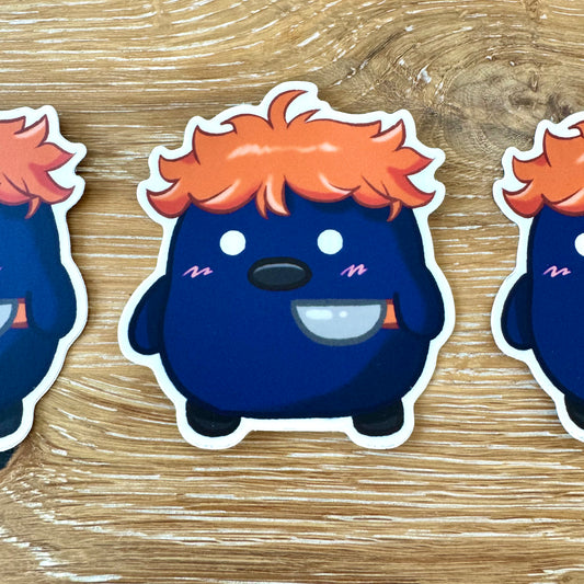 Hinata Crow Knife Sticker