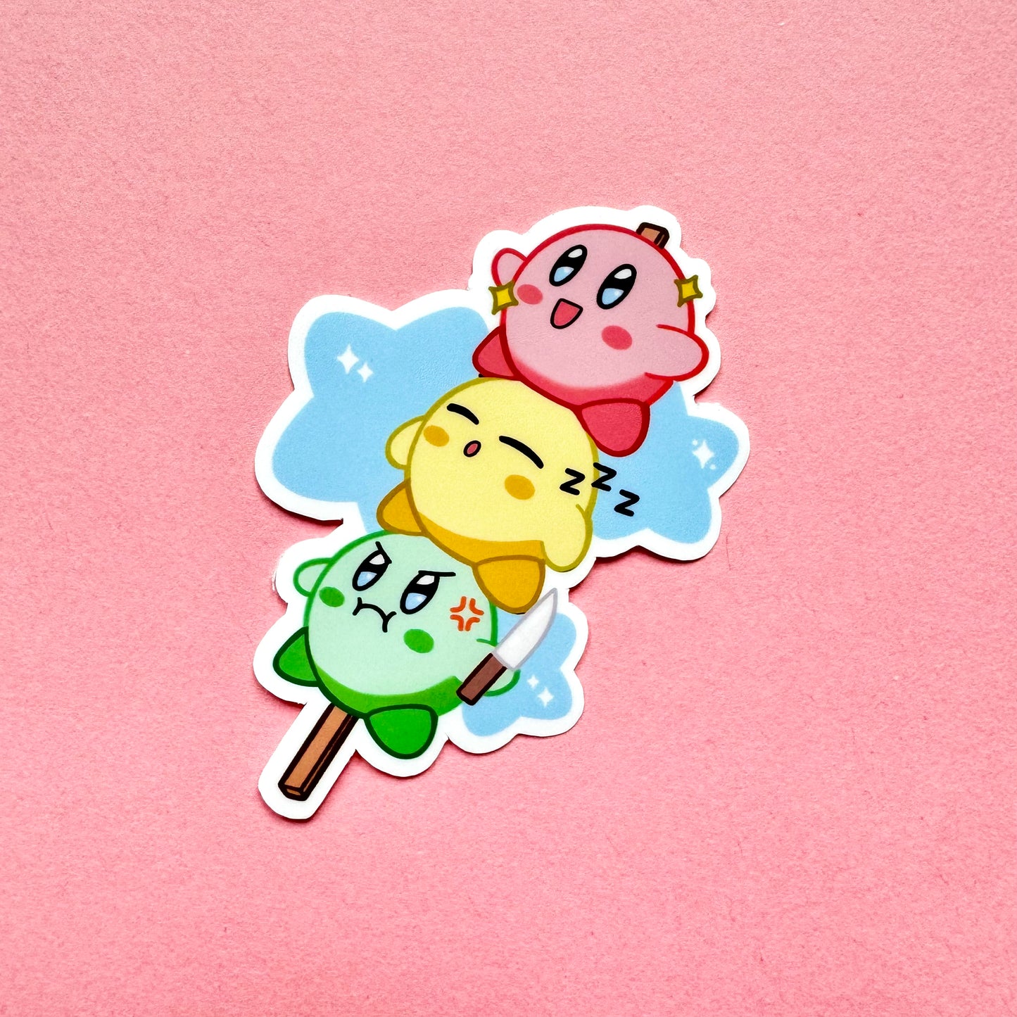 Kirby Dango Sticker