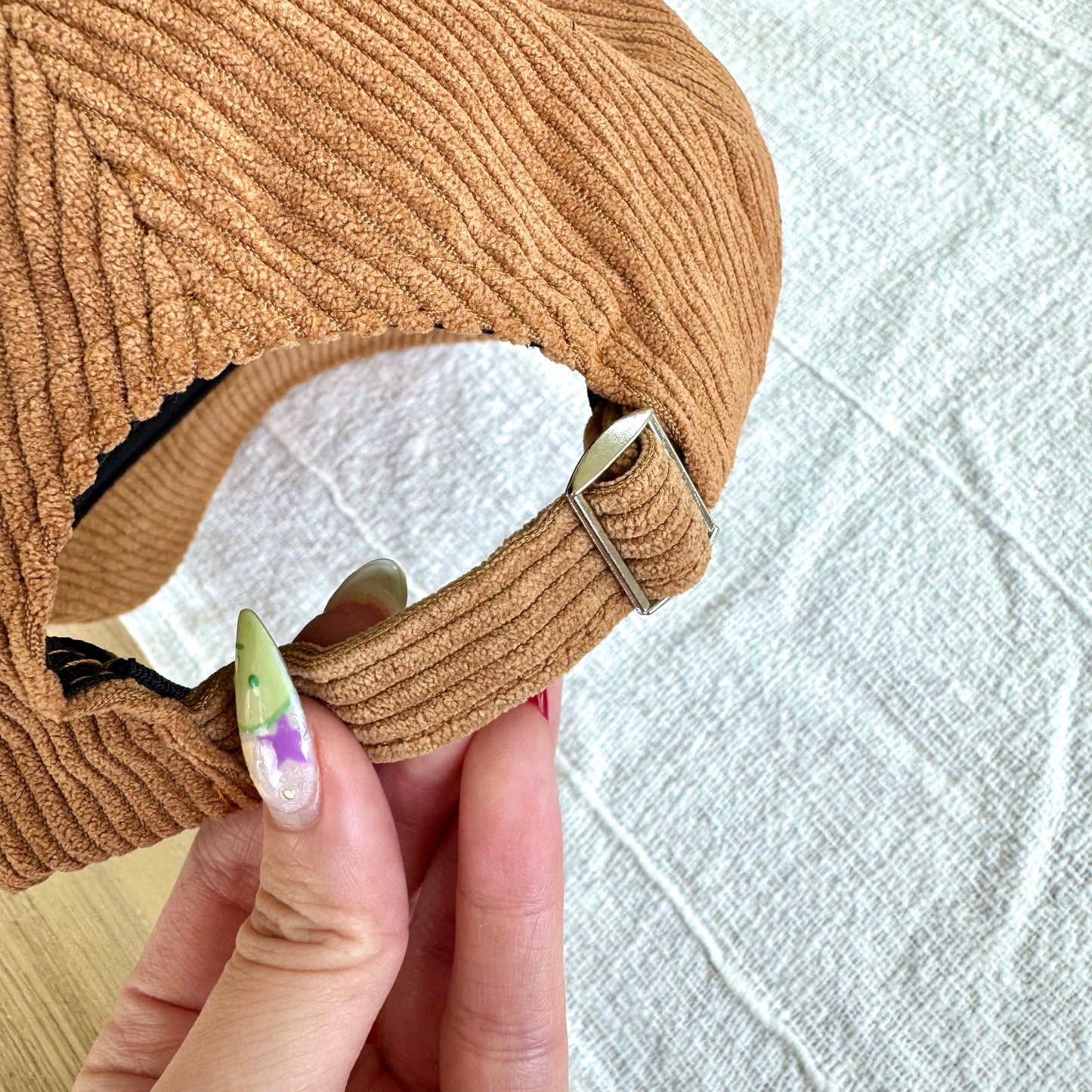 Cat Embroidered Corduroy Hats