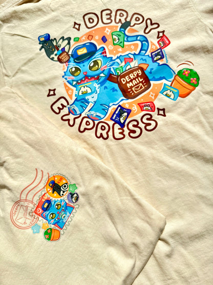 Derpy Express Ivory Unisex T-Shirt