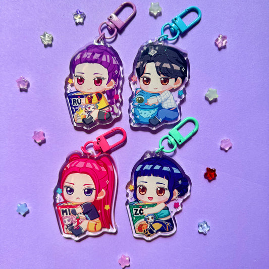 K-Pop Demon Hunters Acrylic Charms