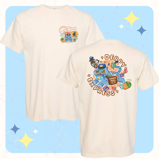 Derpy Express Ivory Unisex T-Shirt